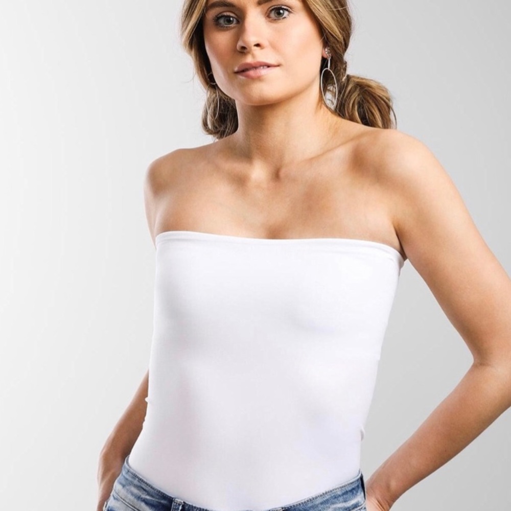 NWT ✨ Free People Carrie Seamless White Tube Top